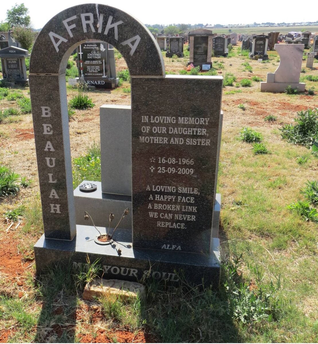 AFRIKA Beaulah 1966-2009