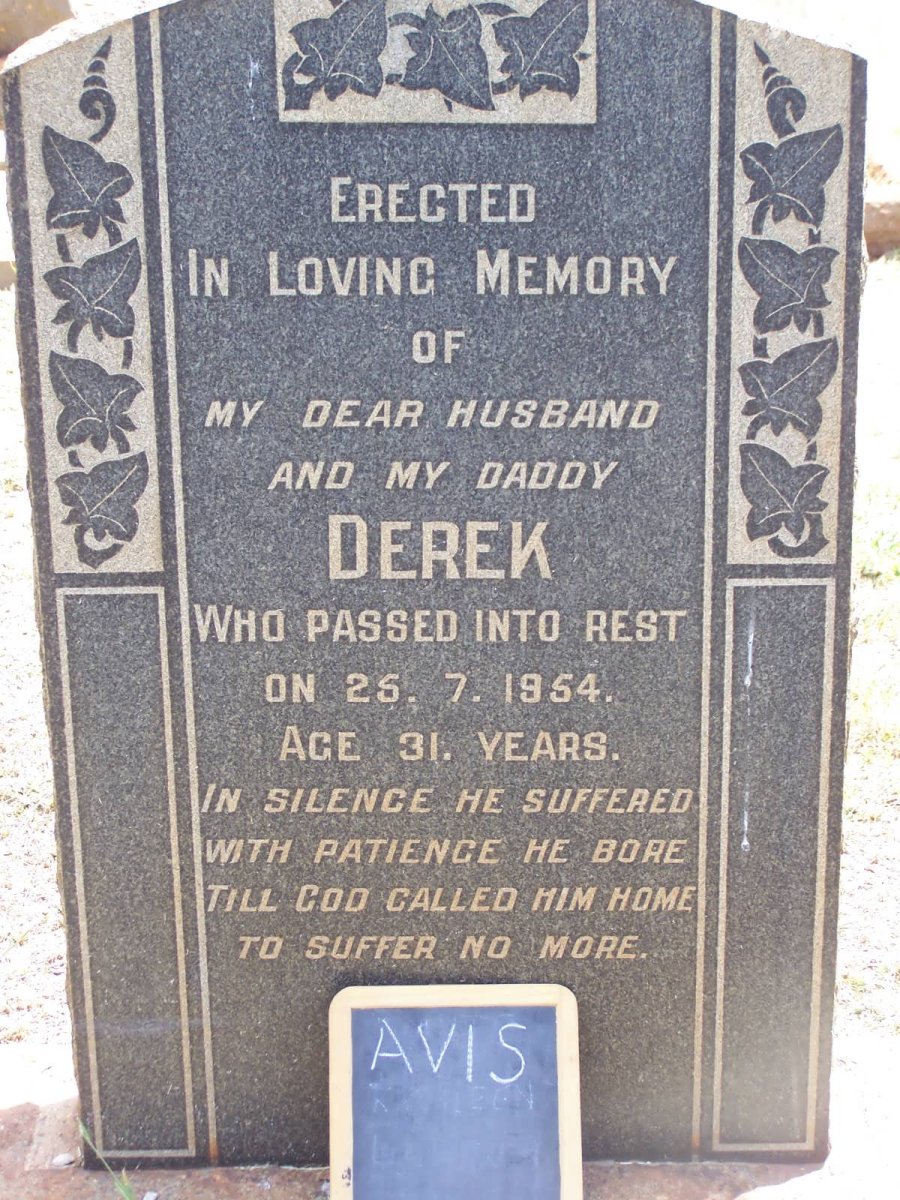 AVIS Derek -1954