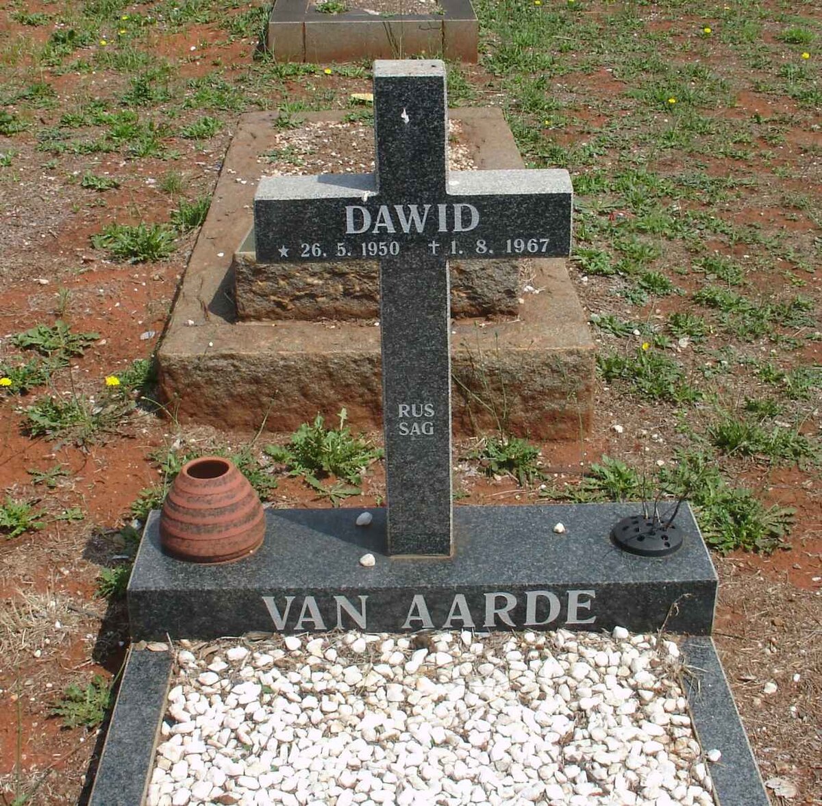 AARDE Dawid, van 1950-1967