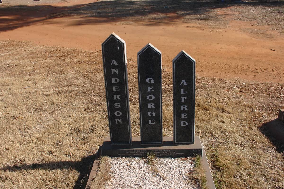 ANDERSON George Alfred 193?-2010