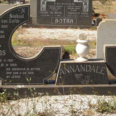 ANNANDALE Apie 1917-1984 &amp; Babs 1921-1989