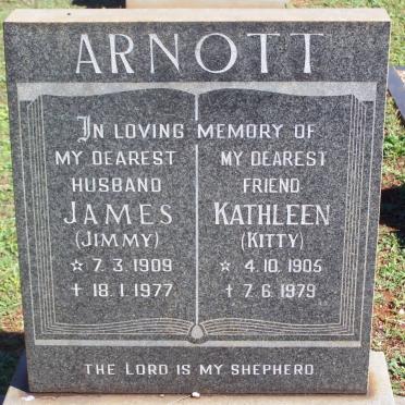 ARNOTT James  1909-1977 &amp; Kathleen 1905-1979
