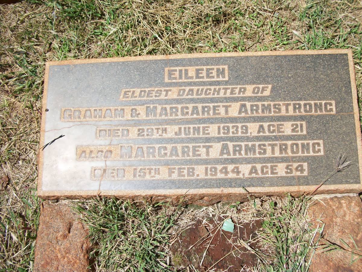 ARMSTRONG Margaret -1944 :: ARMSTRONG Eileen -1939