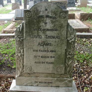 ADAMS David Thomas -1941