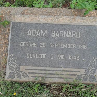 BARNARD Adam 1918-1942