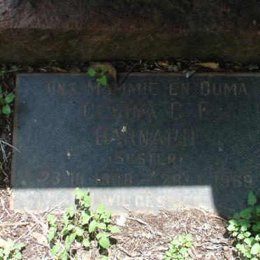 BARNARD Gesina C.E. 1908-1969