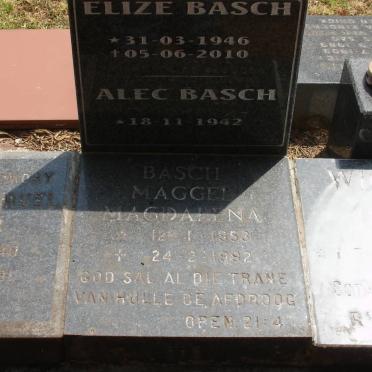 BASCH Alec 1942- :: BASCH Maggie Magdalena 1953-1992