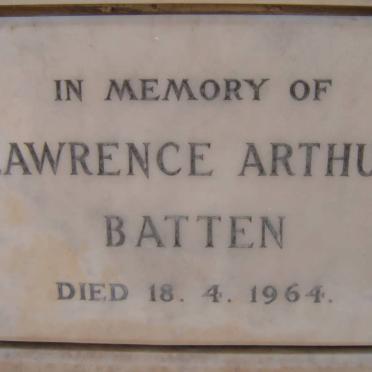 BATTEN Lawrence Arthur -1964