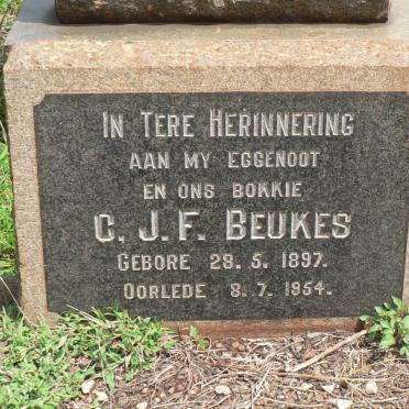BEUKES C.J.F. 1897-1954