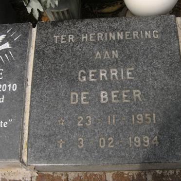 BEER Gerrie, de 1951-1994