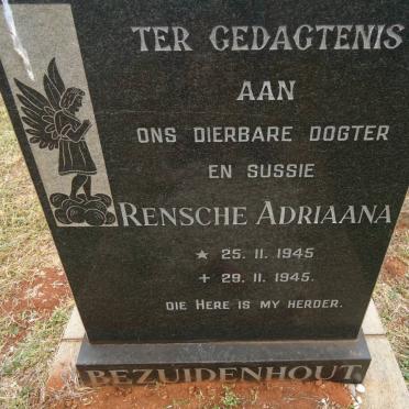 BEZUIDENHOUT Rensche Adriaana 1945-1945