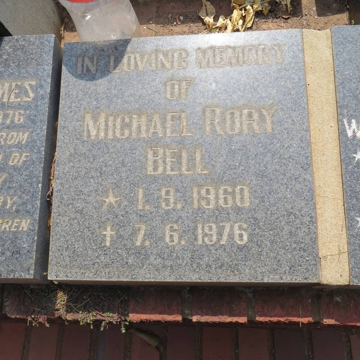 BELL Michael Rory 1960-1976