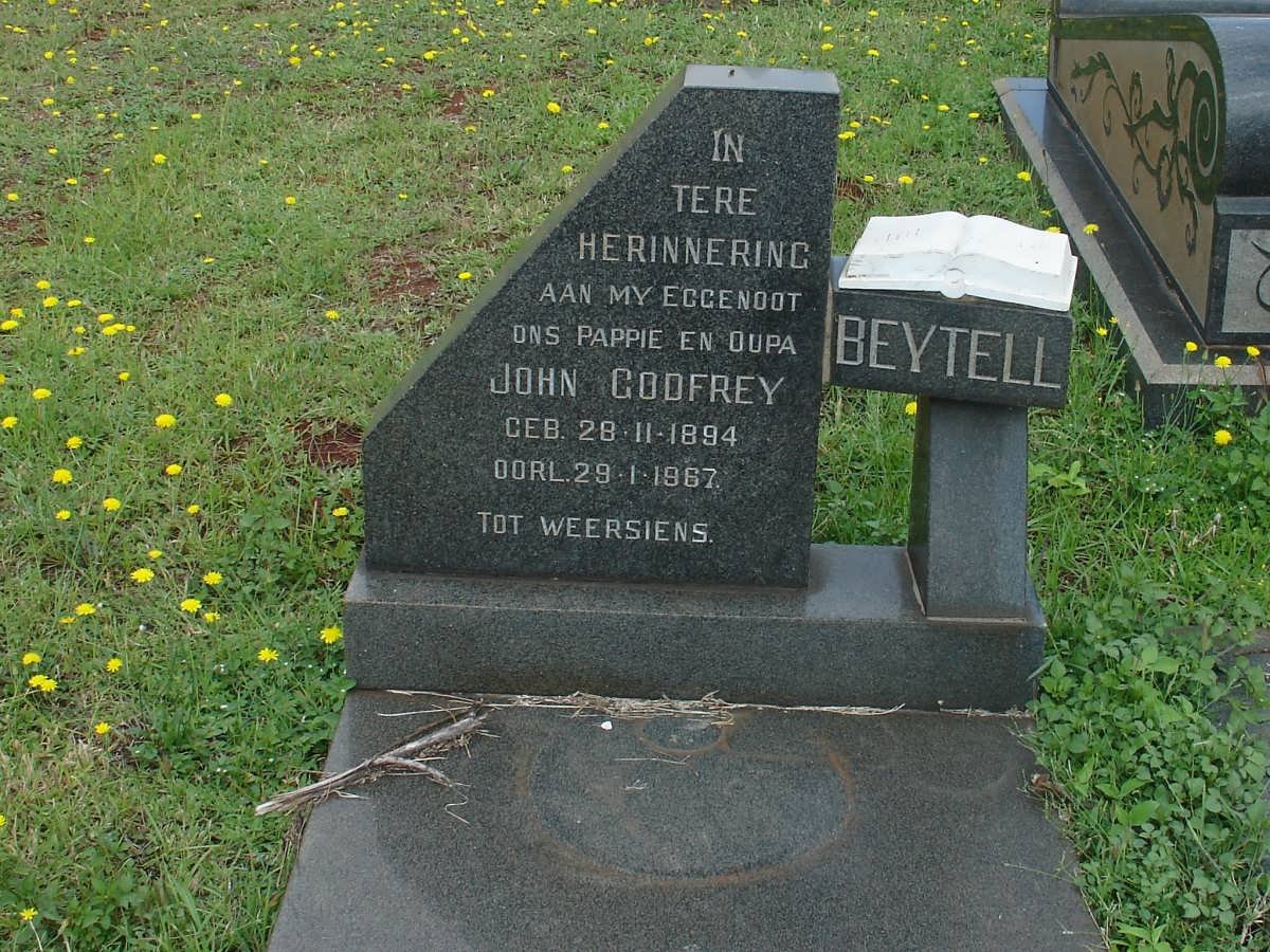 BEYTELL John Godfrey 1894-1967