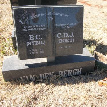 BERGH C.D.J., van den 1948- &amp; E.C. 1952-2005