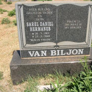 BILJON Sarel Daniel Hermanus, van 1915-2009