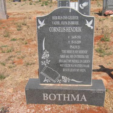 BOTHMA Cornelis Hendrik 1951-2009