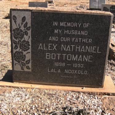 BOTTOMANE Alex Nathaniel 1898-1953