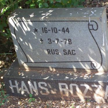 BOZZA Hans 1944-1978