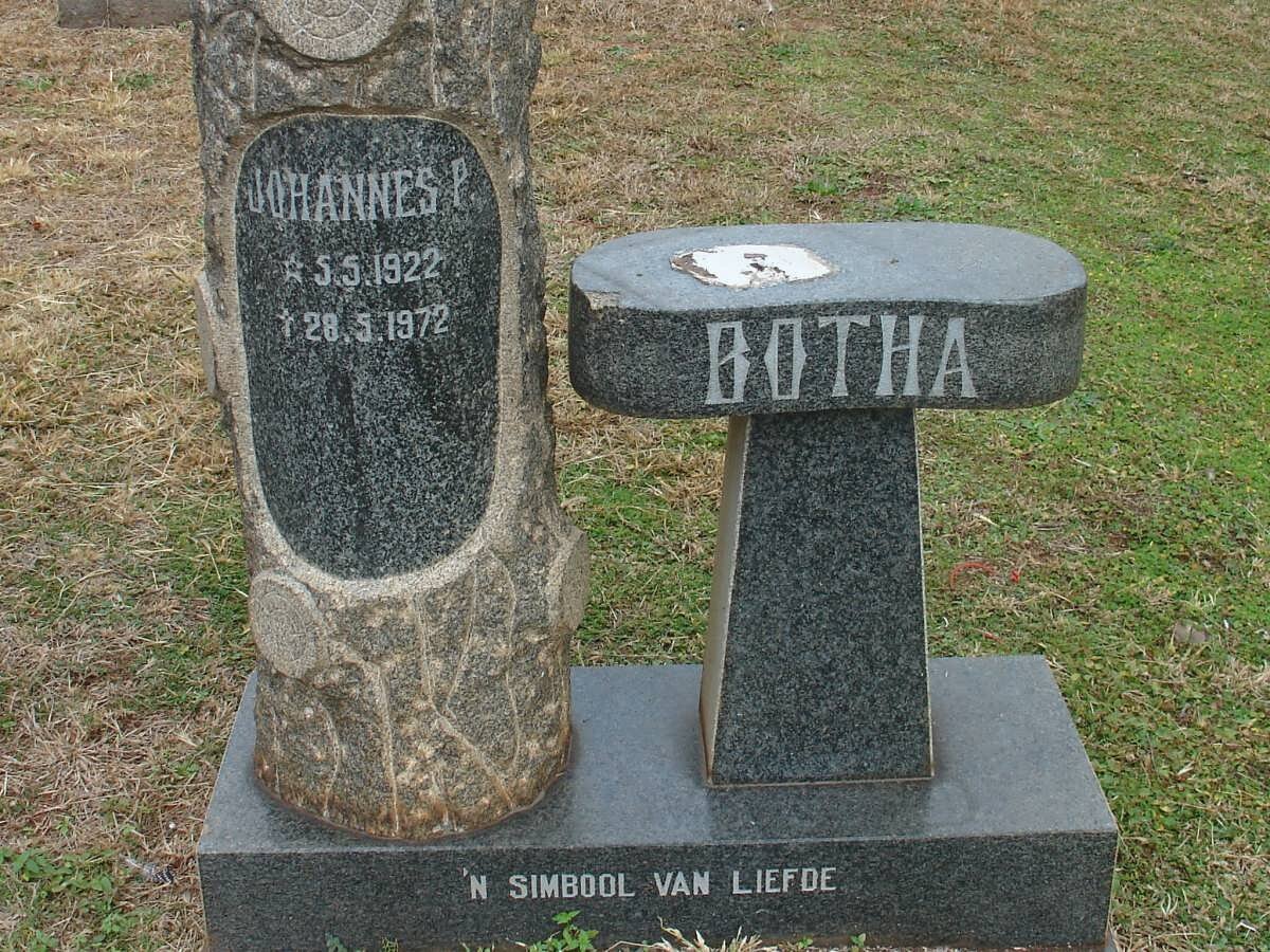 BOTHA Johannes P. 1922-1972