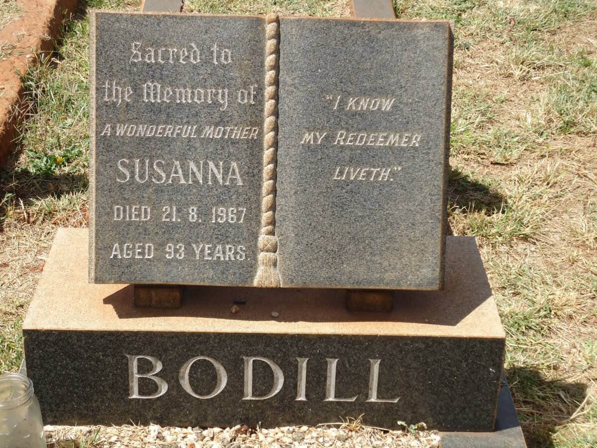 BODILL Susanna -1967