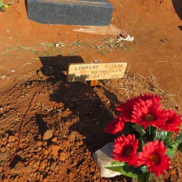 BOTHA Lourens Pierre 1959-2013
