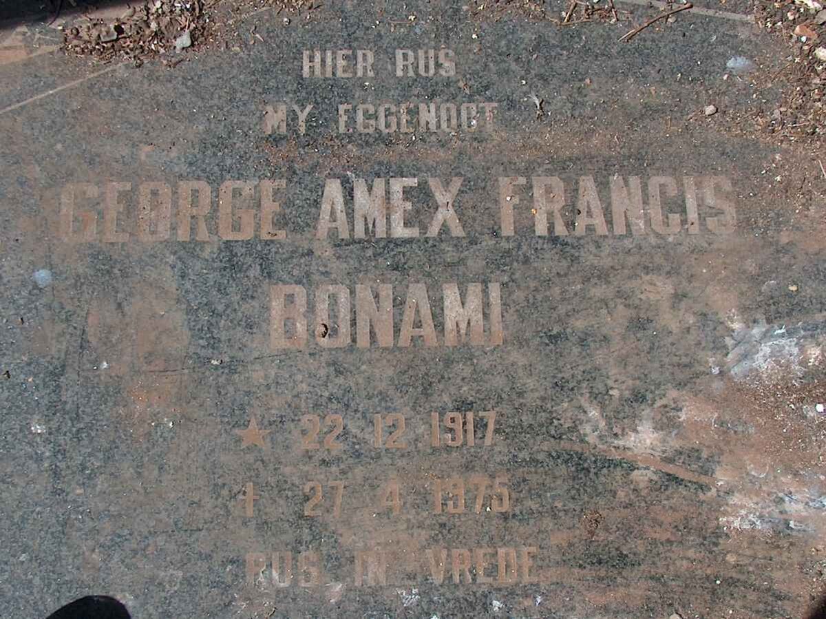 BONAMI George Amex Francis 1917-1975