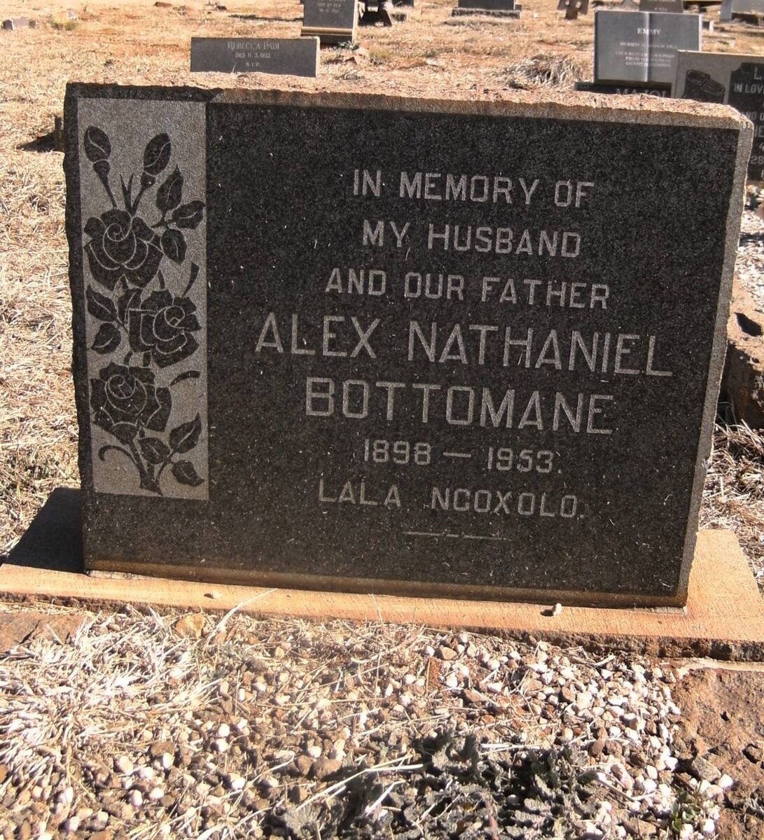 BOTTOMANE Alex Nathaniel 1898-1953