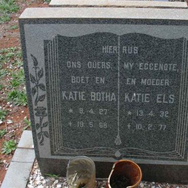 BOTHA Katie 1927-1968 :: ELS Katie 1932-1977