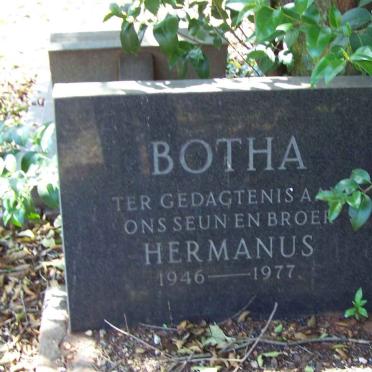 BOTHA Hermanus 1946-1977