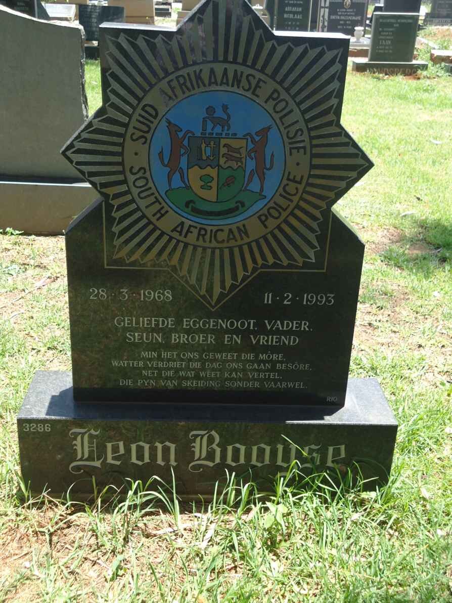 BOOYSE Leon 1968-1993