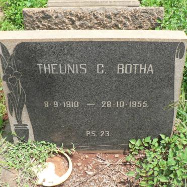 BOTHA Theunis C. 1910-1955