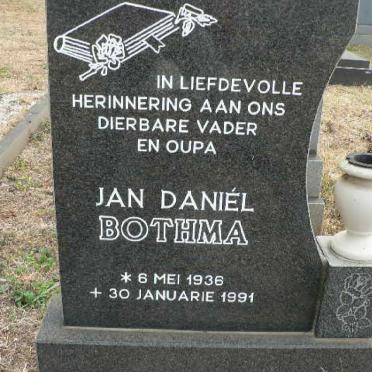 BOTHMA Jan Daniel 1936-1991