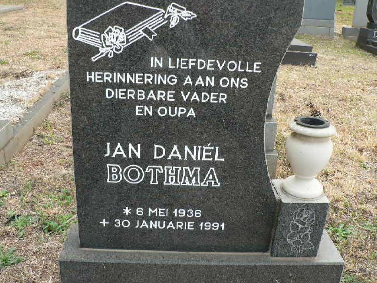 BOTHMA Jan Daniel 1936-1991