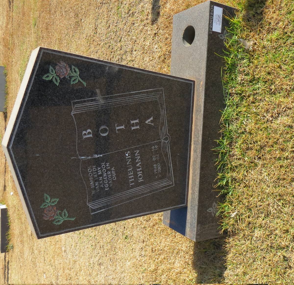 BOTHA Theunis Johann 1946-2000