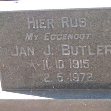 BUTLER Jan J. 1915-1972