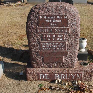 BRUYN Pieter Sarel, de 1937-1998