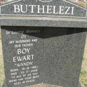 BUTHELEZI Boy Ewart 1963-2008
