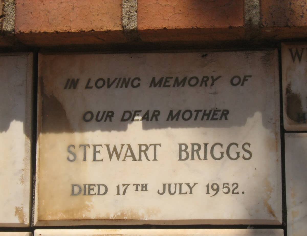 BRIGGS Stewart -1952