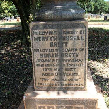 BRETT Mervyn Russel -1927