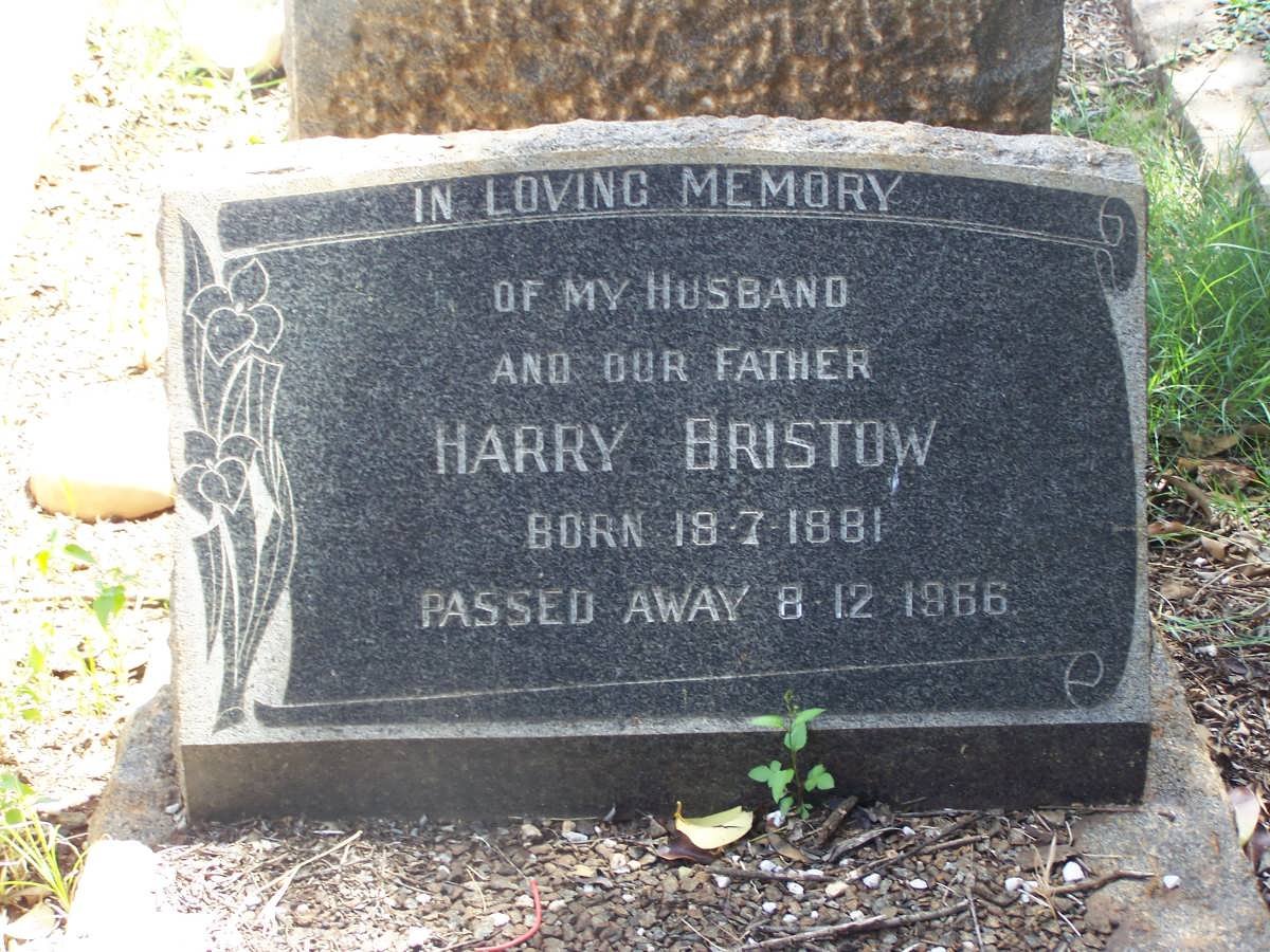 BRISTOW Harry 1881-1966