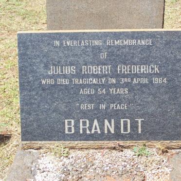 BRANDT Julius Robert Frederick -1964