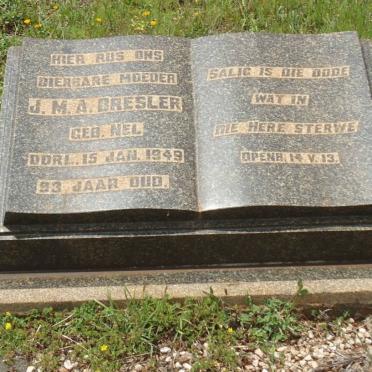 BRESLER J.M.A. nee NEL -1949