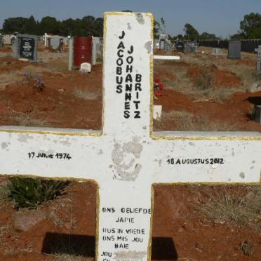 BRITZ Jacobus Johannes 1974-2012