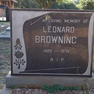 BROWNING Leonard 1922-1979