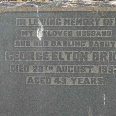 BRICE George Elton -1953