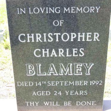 BLAMEY Christopher Charles -1992