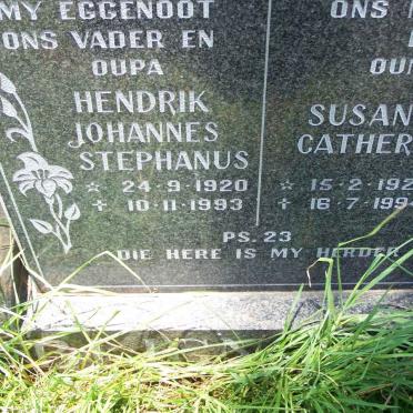 BLIGNAUT Hendrik Johannes Stephanus 1920-1993 &amp; Susanna Catherina 1927-1994