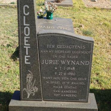 CLOETE Jurie Wynand 1948-1980
