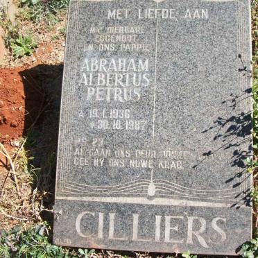 CILLIERS Abraham Albertus Petrus 1936-1987