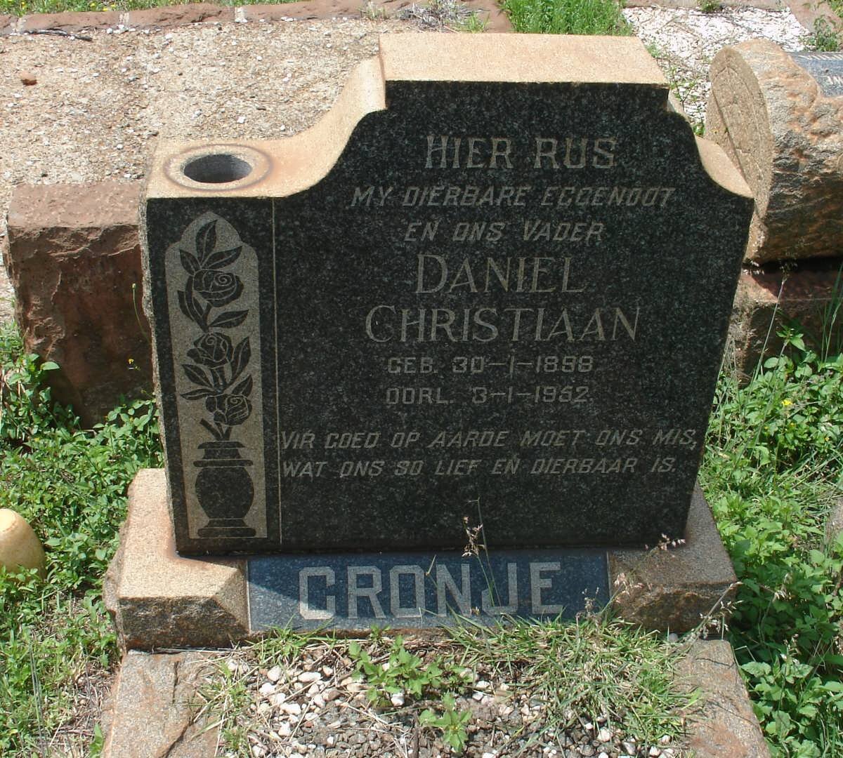 CRONJE Daniel Christiaan 1898-1952